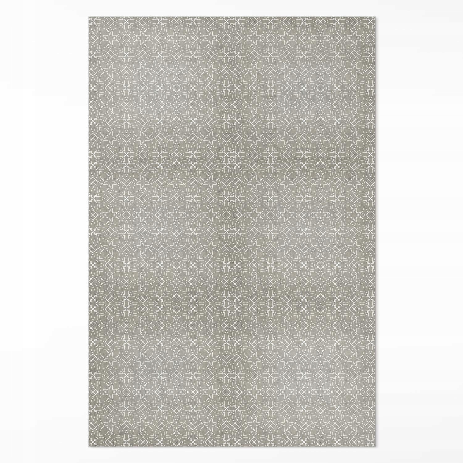 Vnútorný dekoratívny koberec Drobný dizajn pleteniny kruhov 100 x 150 cm