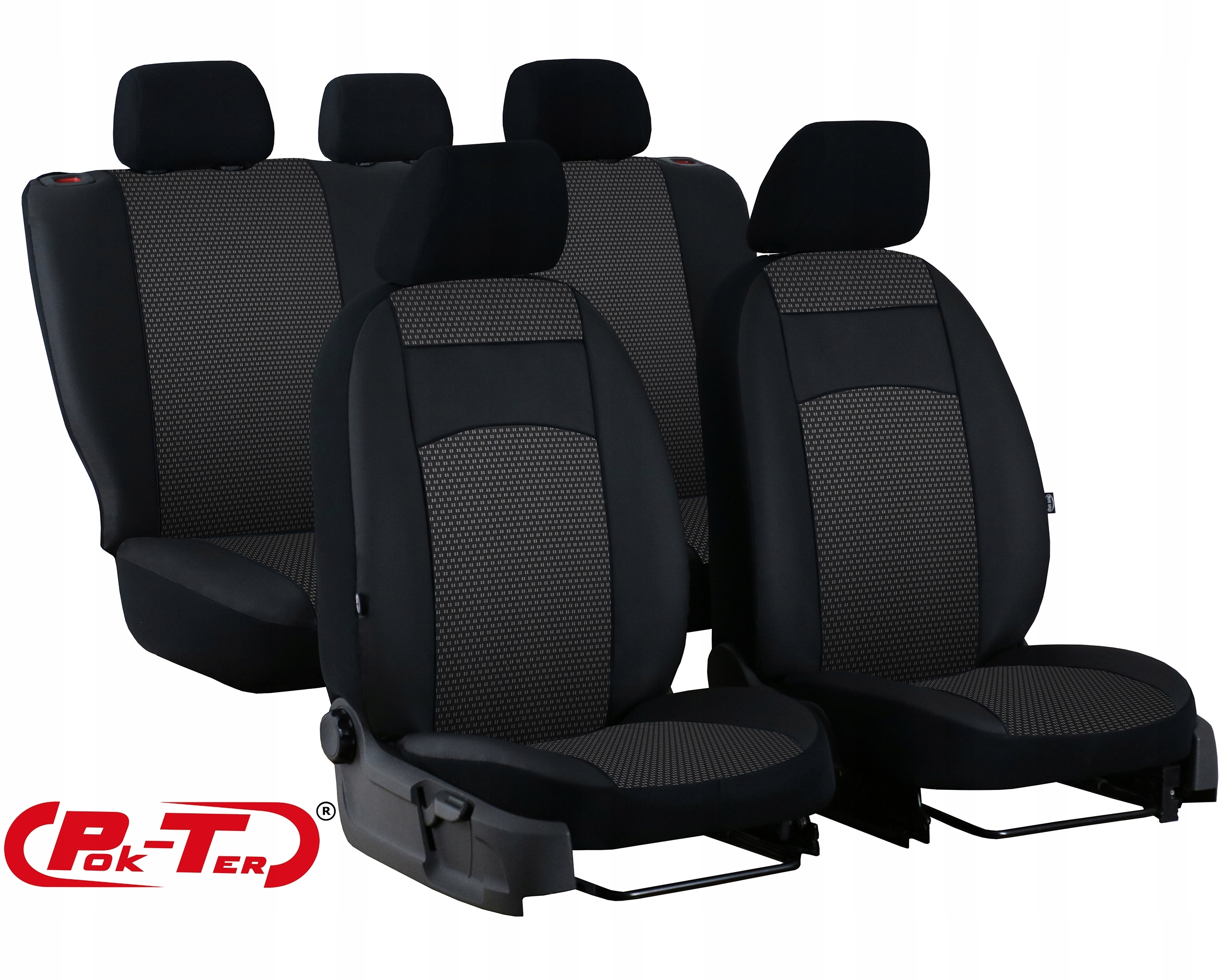 POKROWCE MIAROWE do FORD TRANSIT CONNECT 2 5m Przeznaczenie komplet siedzeń