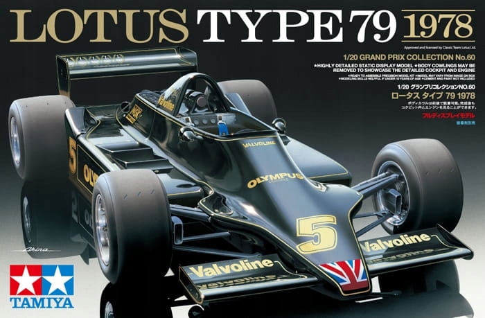 Model ke slepení Tamiya 1:20 Lotus Type 79 1978 Tamiya 20060