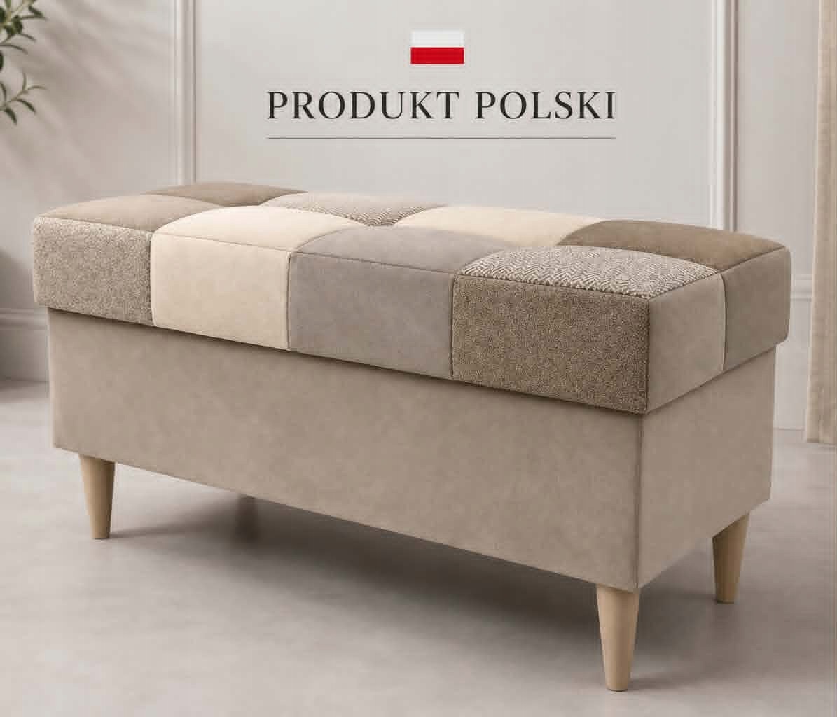Otváracia Pohovka S Úložným Priestorom Lavička 80X30X40 Patchwork