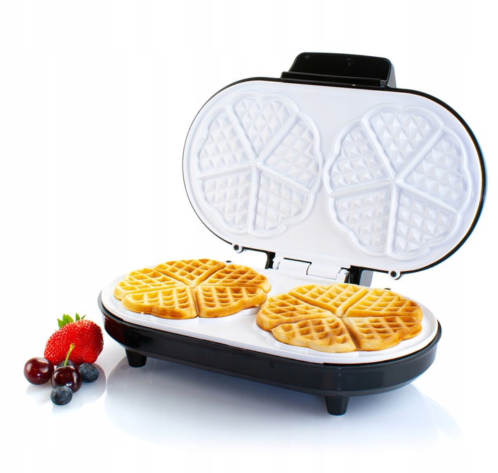 

Gofrownica Serca serduszka ceramiczna 10 Gofrów