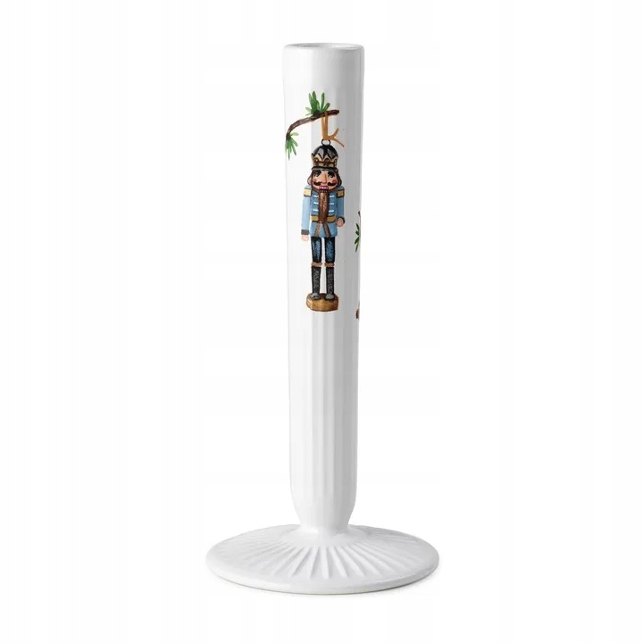 Kähler Hammershøi Christmas Vánoční svícen 20 cm Zdobený Bílý