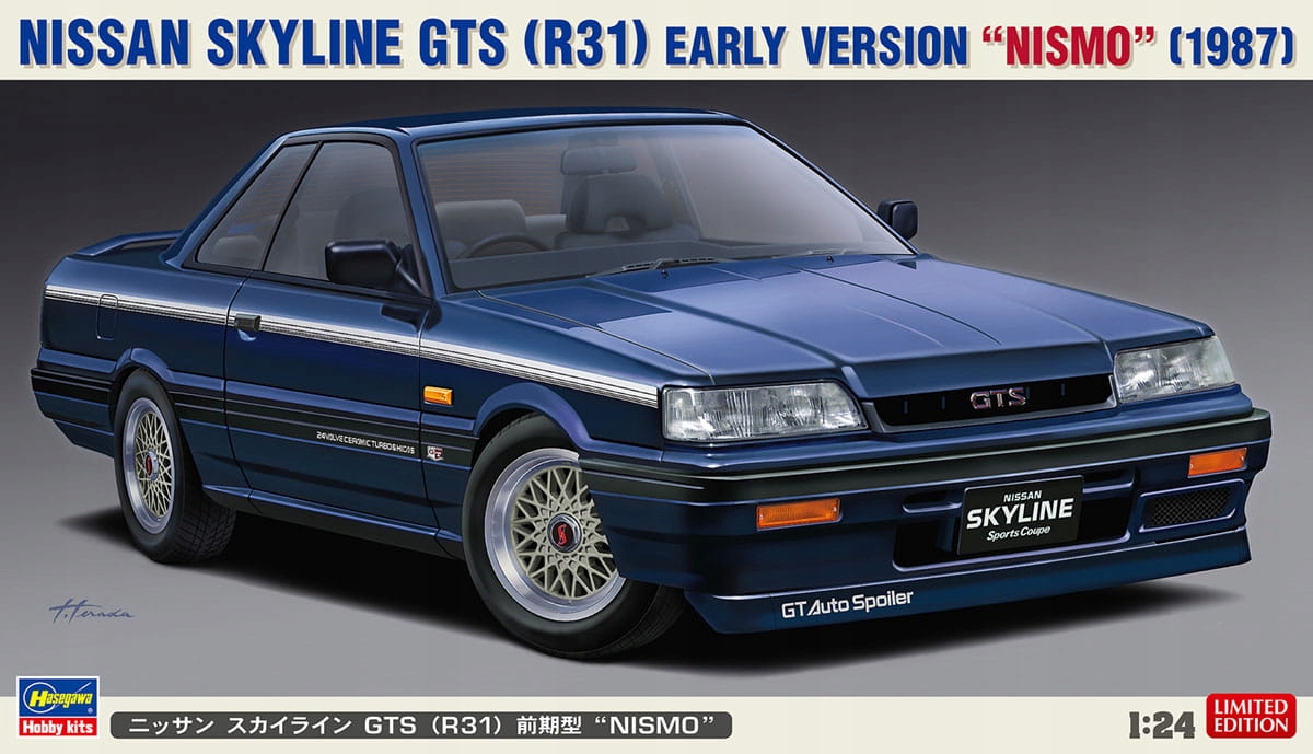 Nissan Skyline Gts (R31) raná verze Nismo (1987) 1:24 Hasegawa 20378