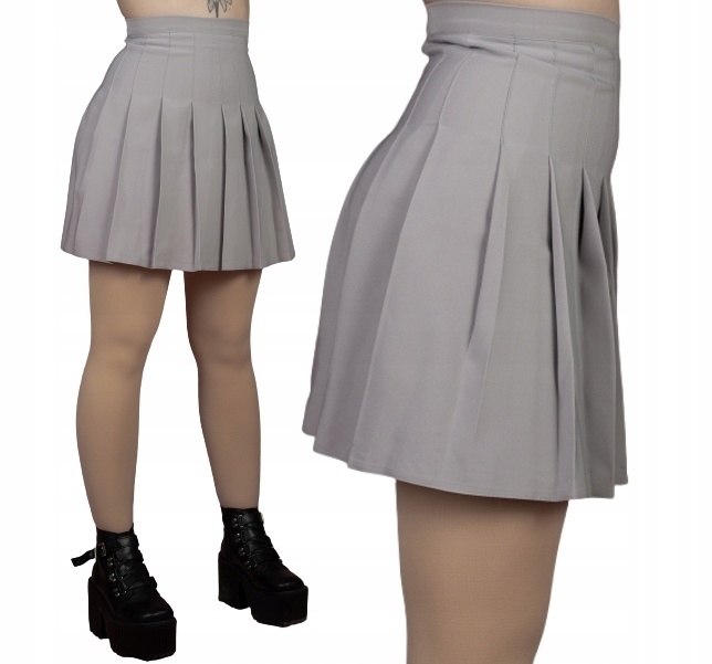 

Spódniczka plisowana szara cosplay Produkt Polski