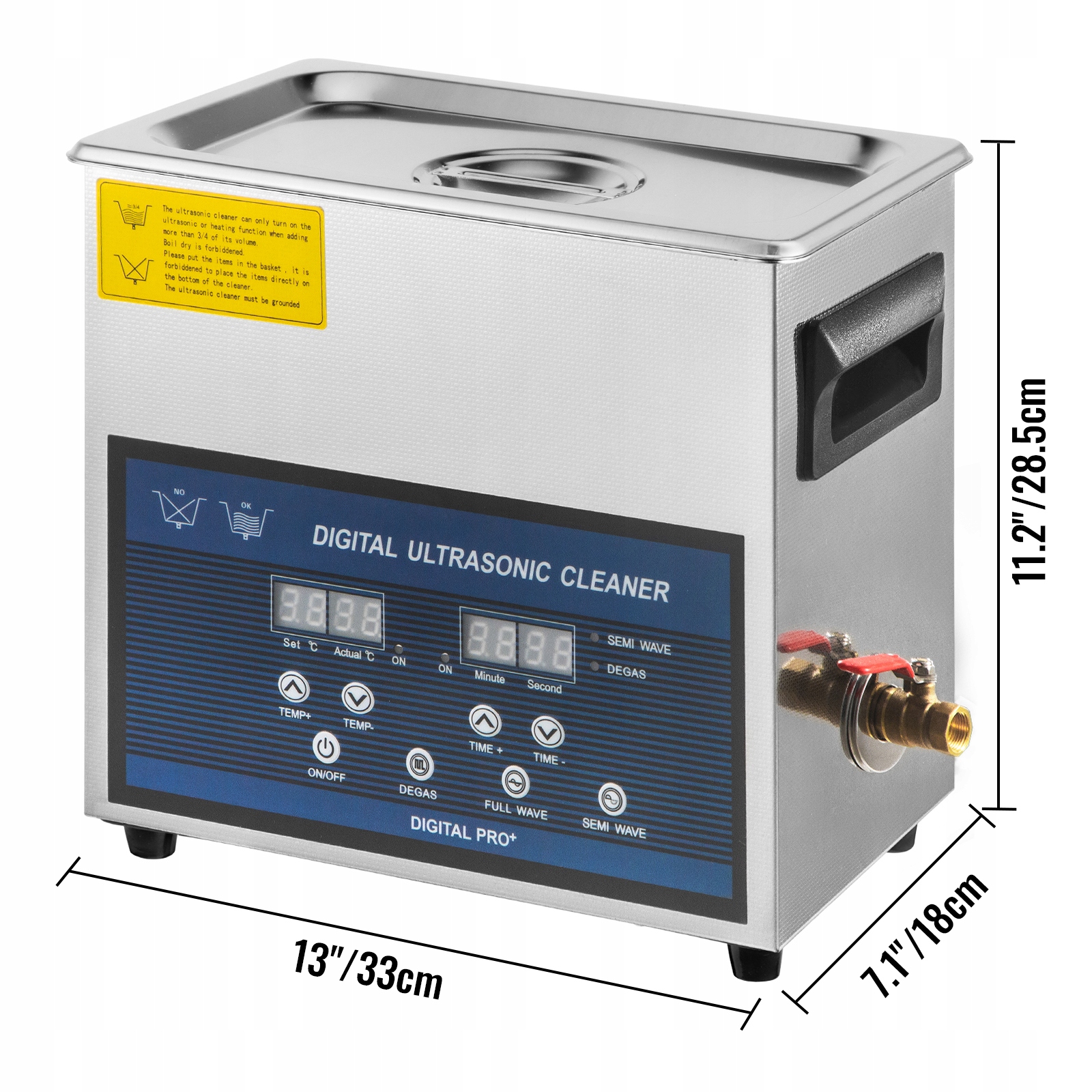Cyfrowa Myjka Ultradźwiękowa z grzałką 6L EAN (GTIN) 609832186151