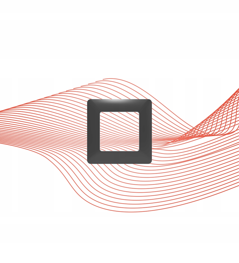 Pojedyncza ramka czarna do urządzeń z serii RM Kod producenta RM221