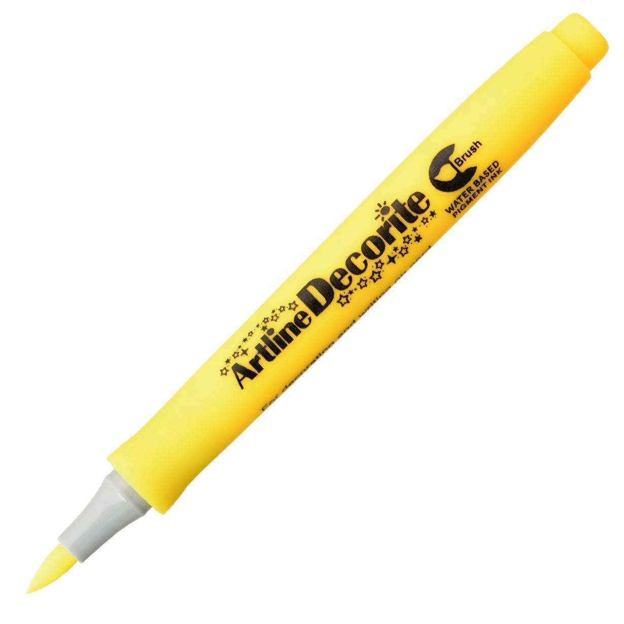 

Marker pędzelkowy Artline Decorite Brush żółty