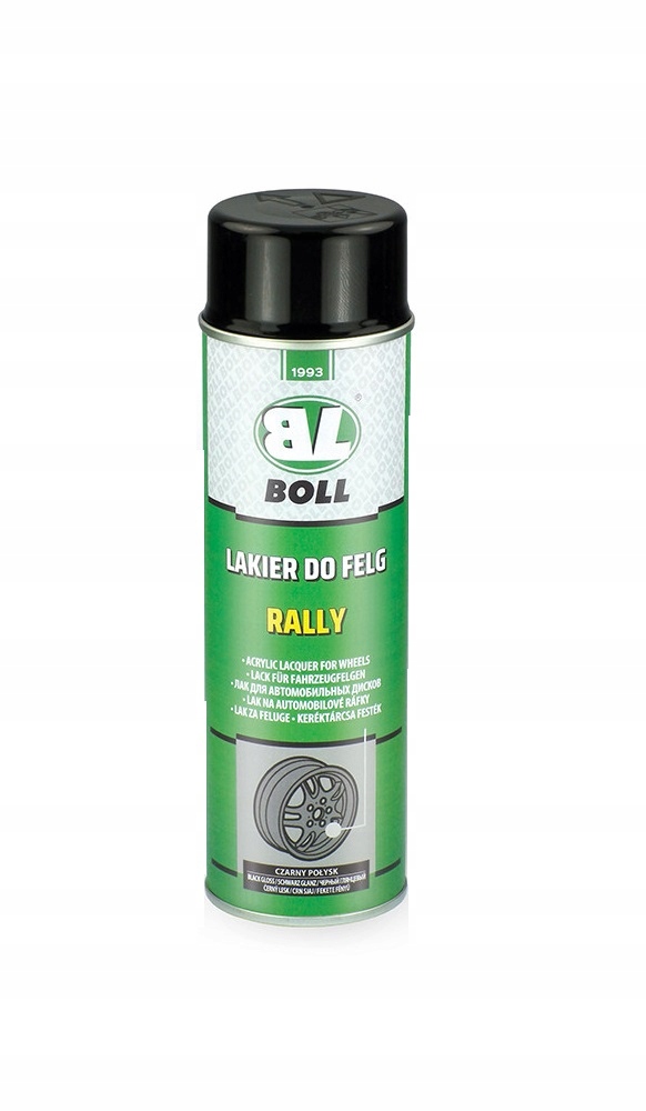 LAKIER DO FELG CZARNY BOLL 500ML SPRAY 0010134