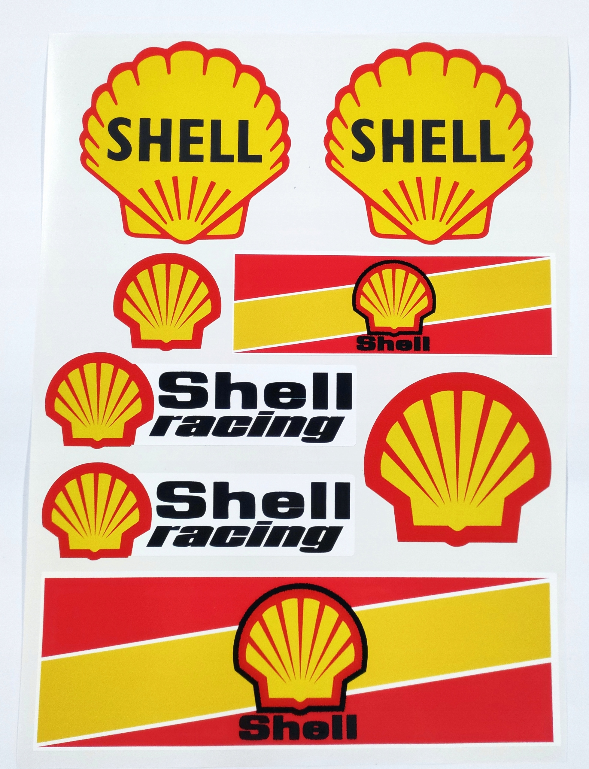 

Zestaw naklejek Shell , plansza