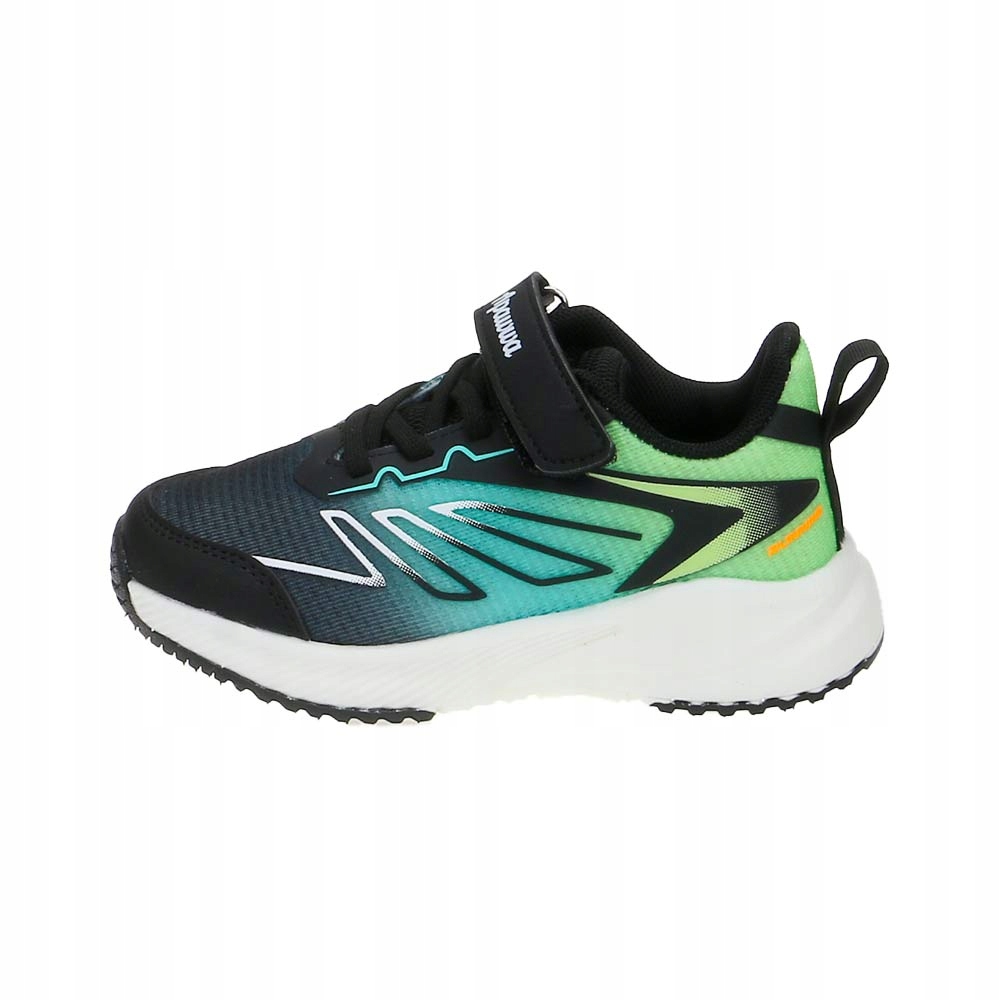 Buty sportowe sneakersy dziecięce adidasy czarno-zielone rzep Apawwa 34