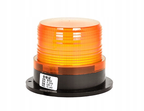 STROBOSKOP KOGUT MAGNES LAMPA OSTRZEGAWCZA POMARAŃCZOWA LED Producent części YDI