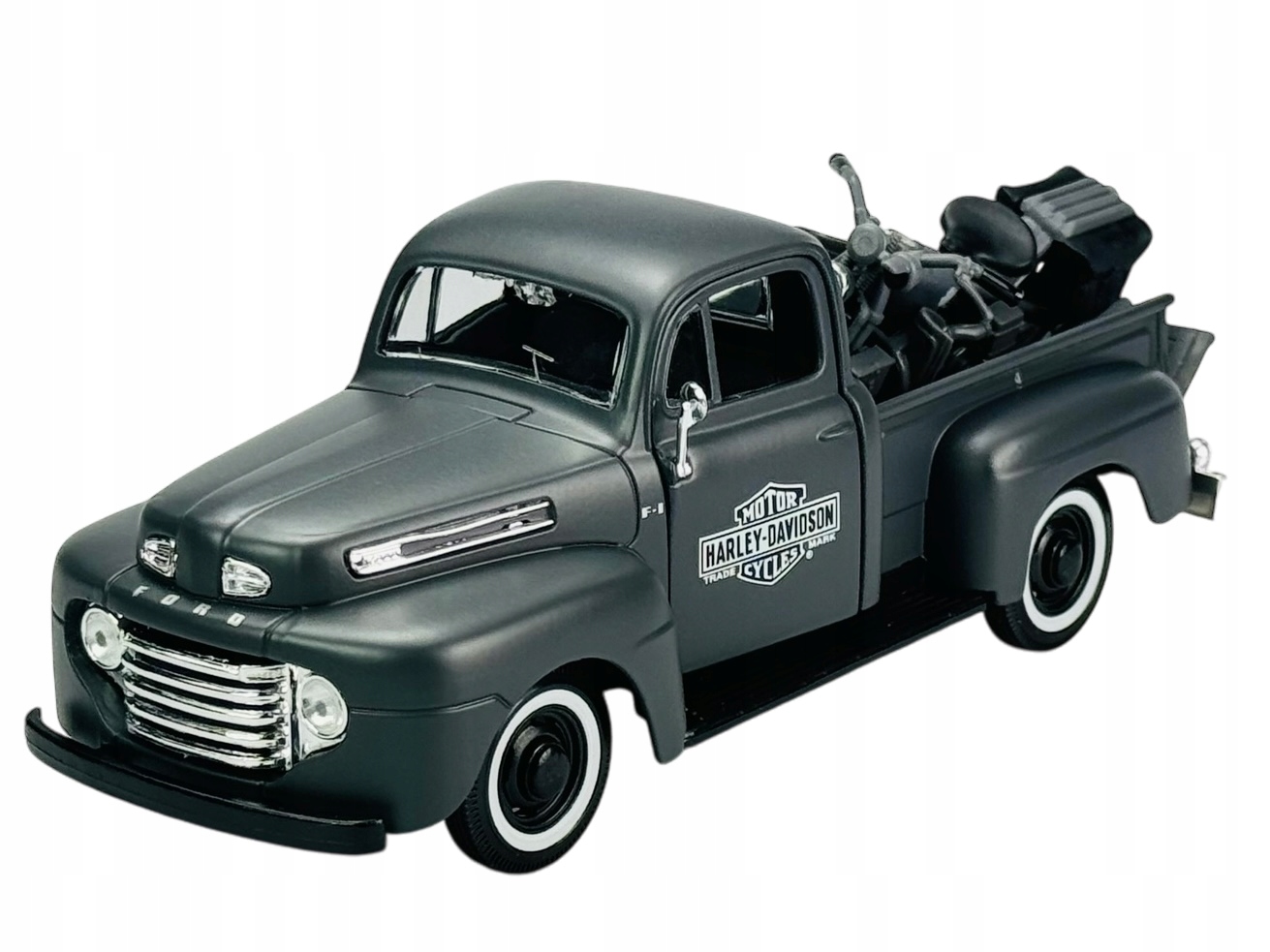 Maisto 1948 Ford F-1 Pickup 1942 Harley-davidson Wla Flathead 1:24 32185