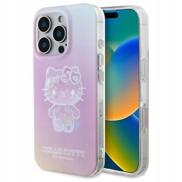 Hello Kitty HKHMP16LH50AP iPhone 16 Pro6.3" różowy/pink hardcase IML 5