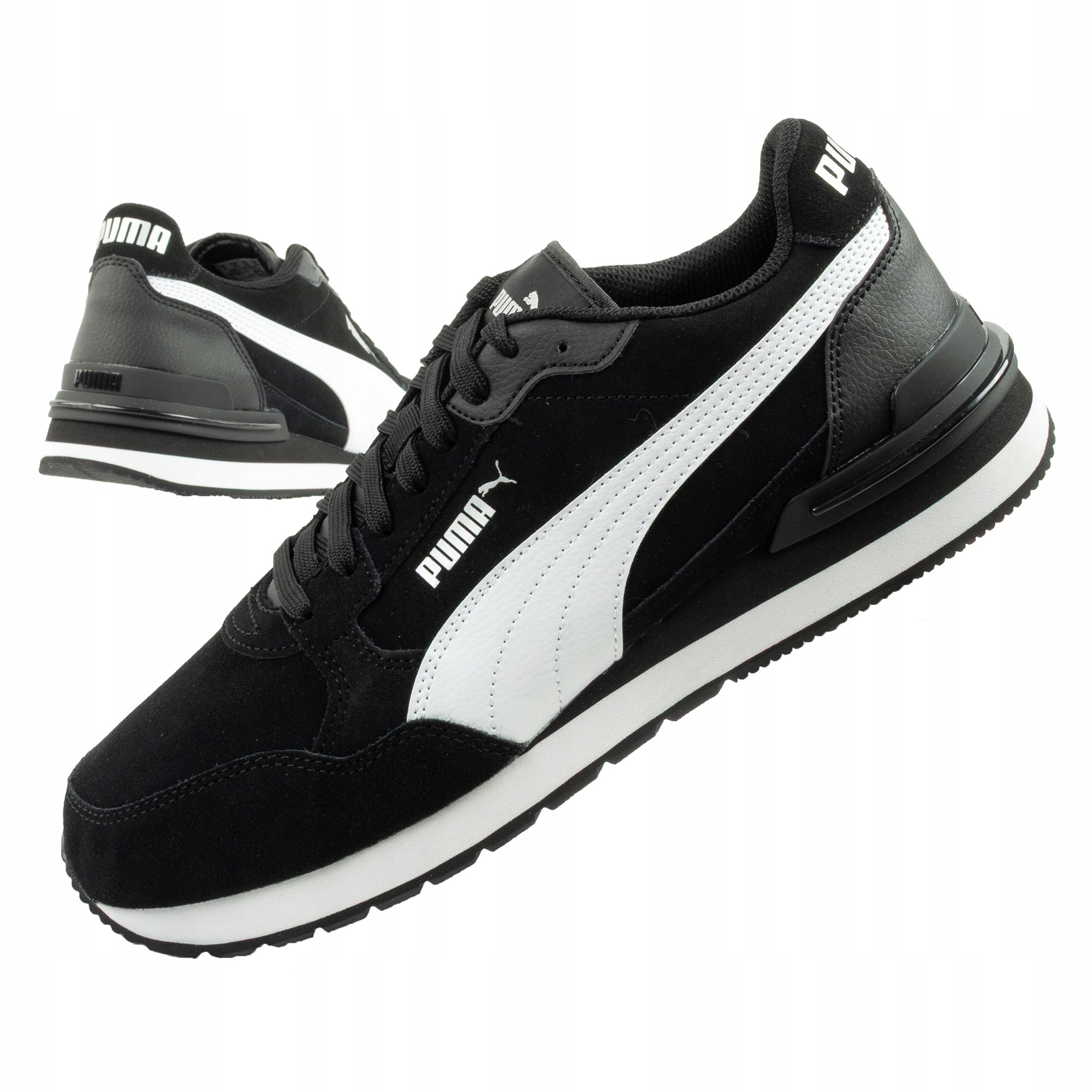 Pánské sportovní tenisky Puma St Runner v4 vel. 41 černé, módní kůže