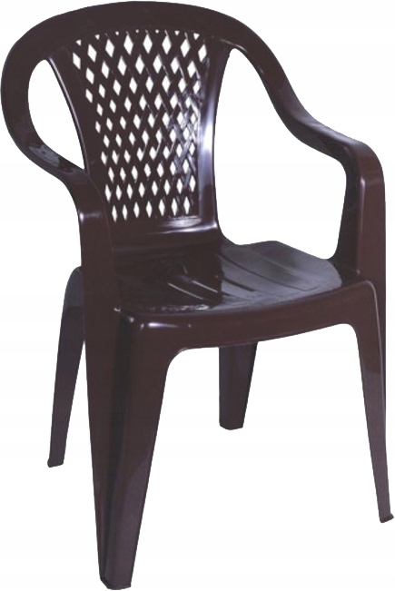 

Krzesło Ogrodowe Mocne Balkonowe Krzesła Brązowy