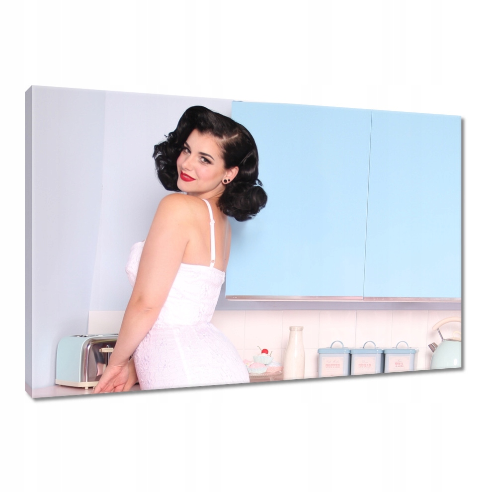 

Obrazy 90x60 Vintage Kobieta Laska