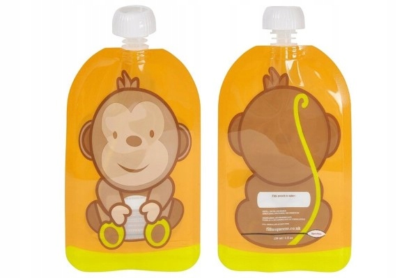 Fill N Squeeze Saszetki z podw. zipem 6szt MAŁPKA