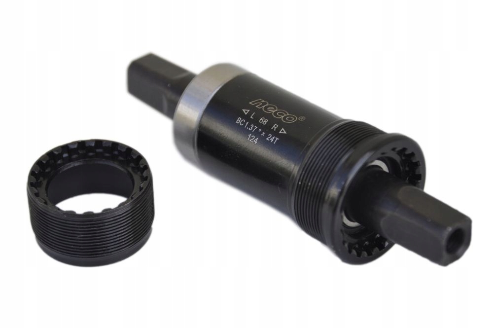 Wkład suportu BSA 124mm NECO B910BK miski STALOWE