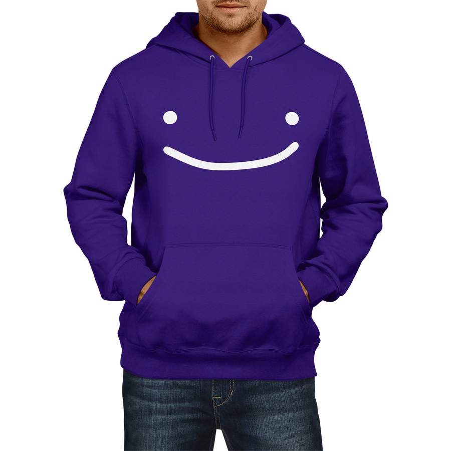 

Bluza męska Dream kangurka Minecraft fioletowa M