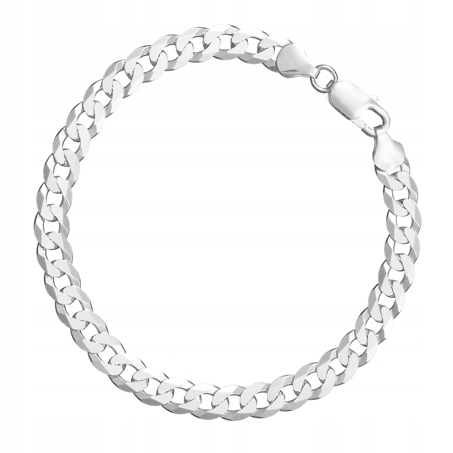 Pancerka Náramek 23cm 7,7mm Stříbro 925 Akce