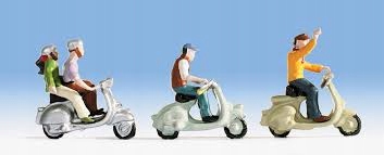 Noch 15910 , Figurky na koloběžkách , Ho stupnice