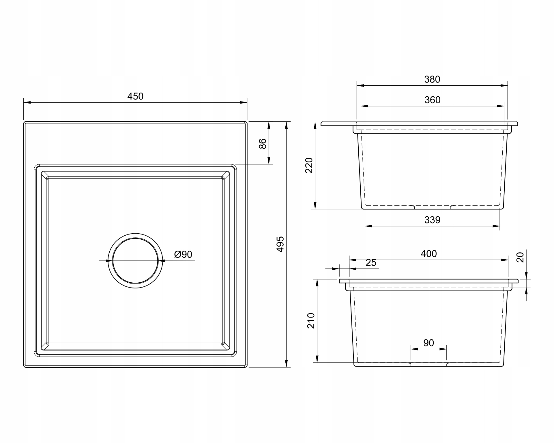 ZLEW ZLEWOZMYWAK GRANITOWY COMFORT 0.0M GRATIS SYFON MANUALNY CHROMOWANY Kolor inny kolor