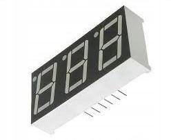 

Wyświetlacz Led 7-seg 3 cyfry czerwony Wa 0.56cala