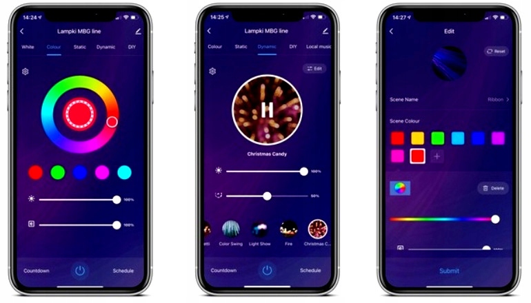 Lampki CHOINKOWE LED WiFi SMART taśma zielona 10m EAN (GTIN) 4012872050478