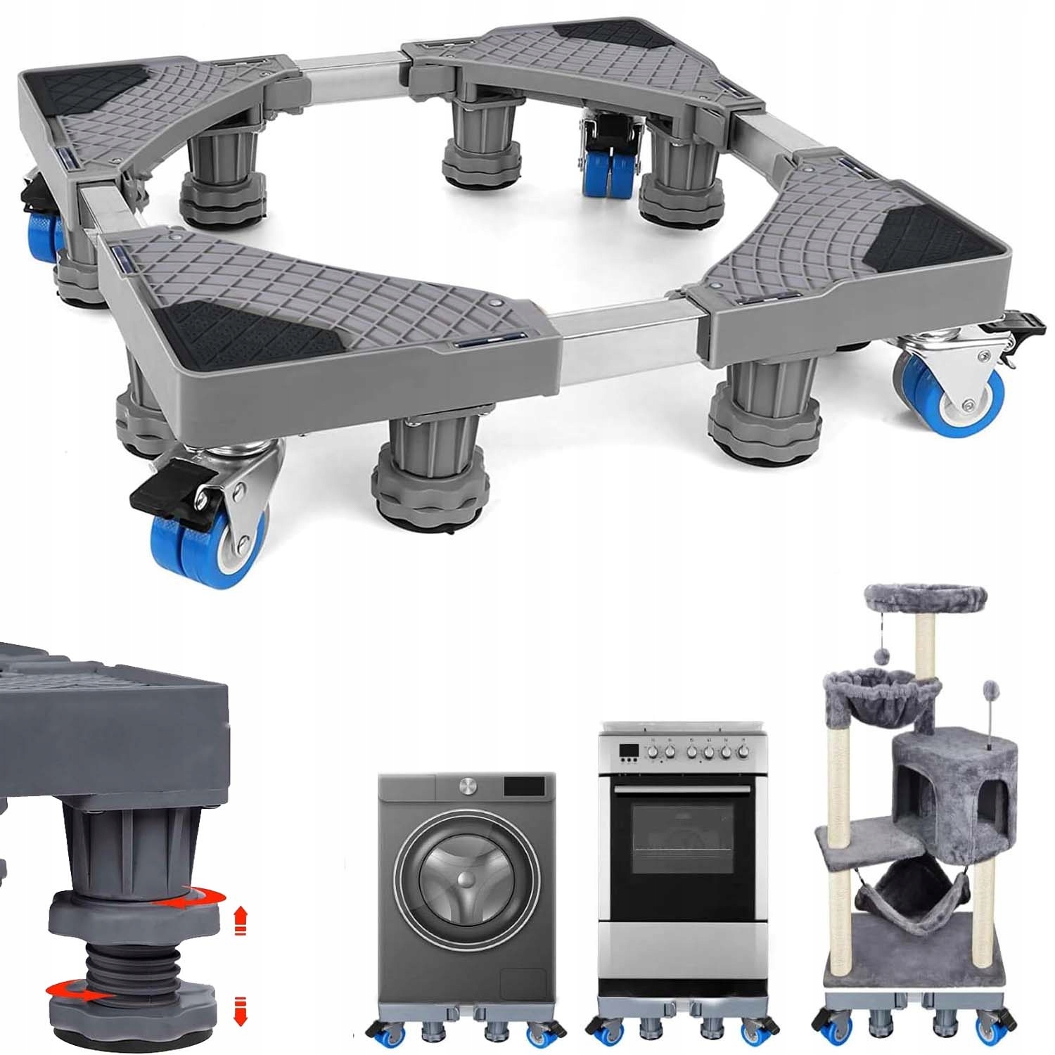Podstawa Ruchoma Pod Pralkę Zmywarkę Sprzęt Agd Mobilna Odporny Na Wstrząsy