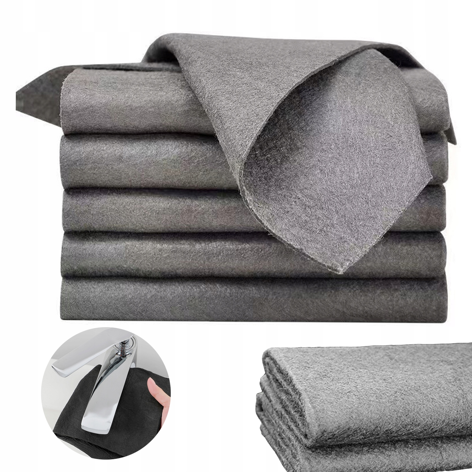 Levně Magická utěrka z mikrovlákna, zahuštěná savá, na mytí okenního skla 30x40cm