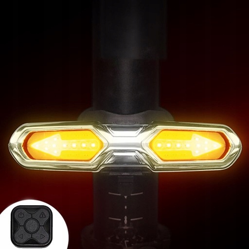 Inteligentne światło tylne roweru kierunkowskazy Marka Inna marka