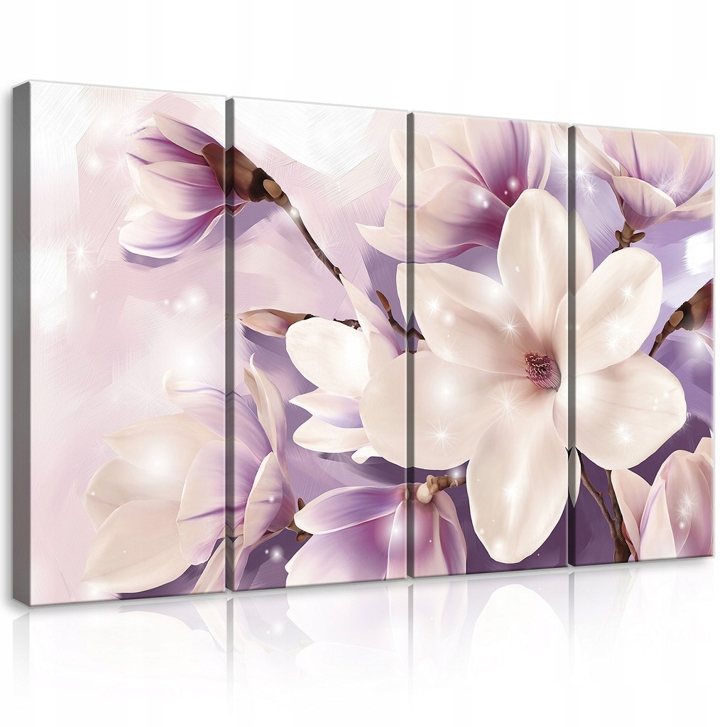 Obraz 120x80 Jemnosť sviežosť jar kvitnutie magnólia romantika