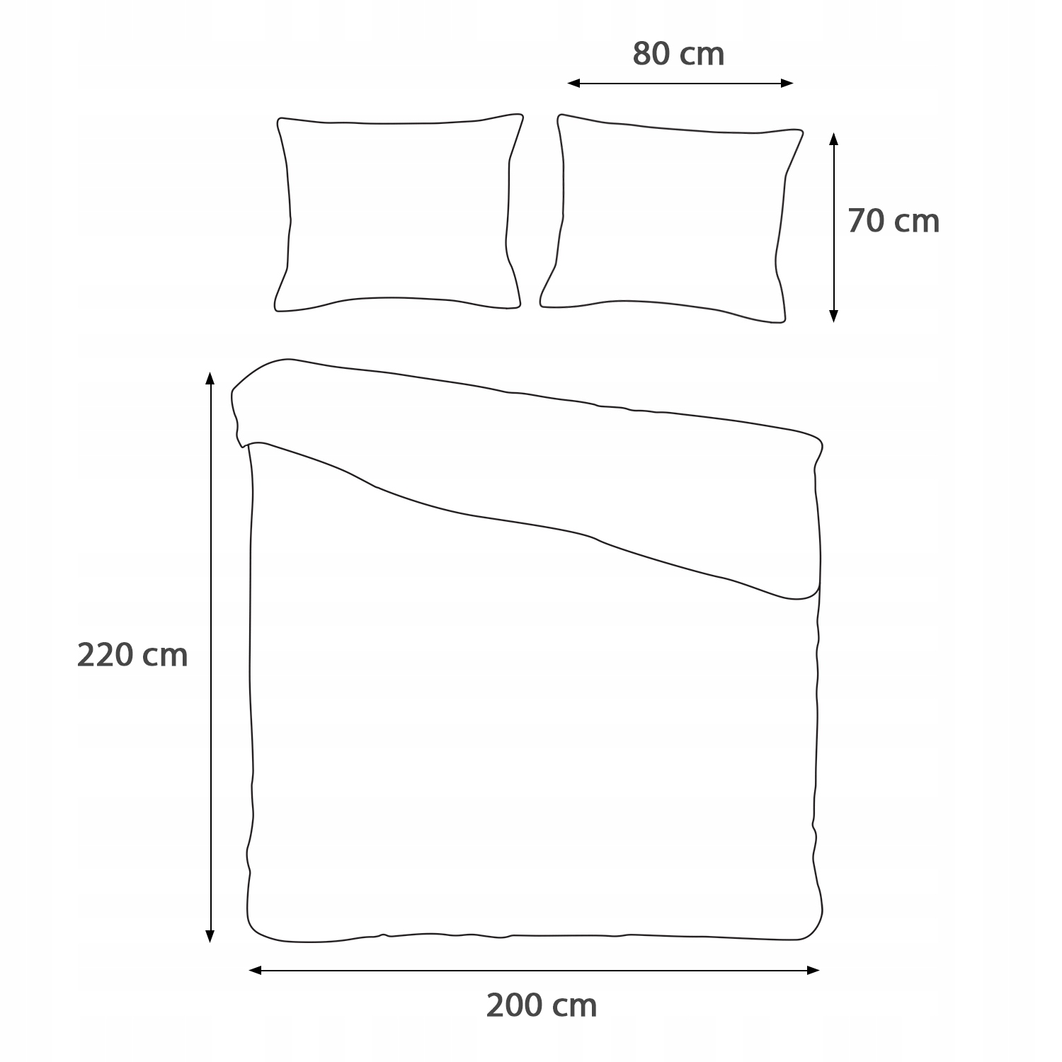 Komplet pościeli 200x220 satyna 100% bawełniana Hakki zielony Exclusive Długość poszewki na kołdrę 220 cm