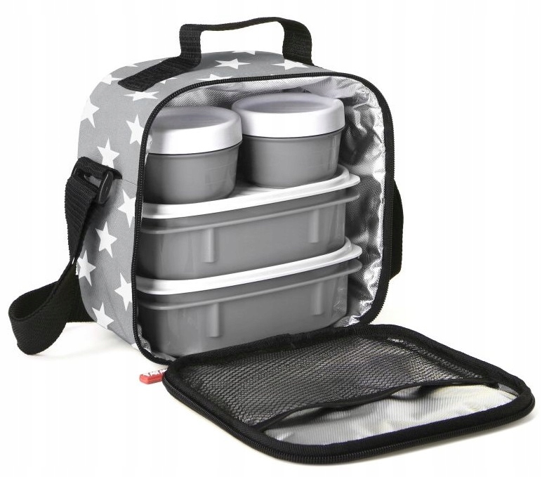 

Torba Termiczna 4x pojemnik Bez Bpa Lunchbox Obiad