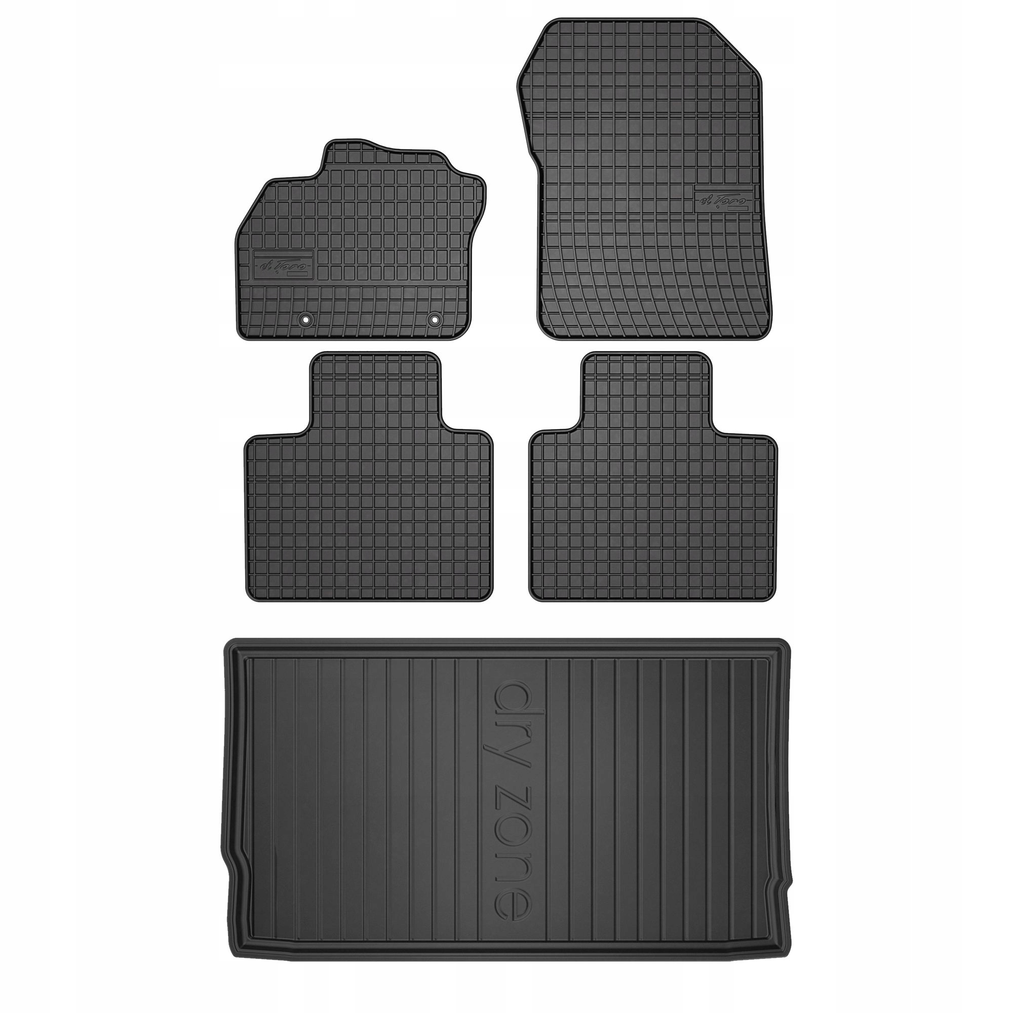 Zestaw gumowy dywaniki i mata Renault Zoe od 2012