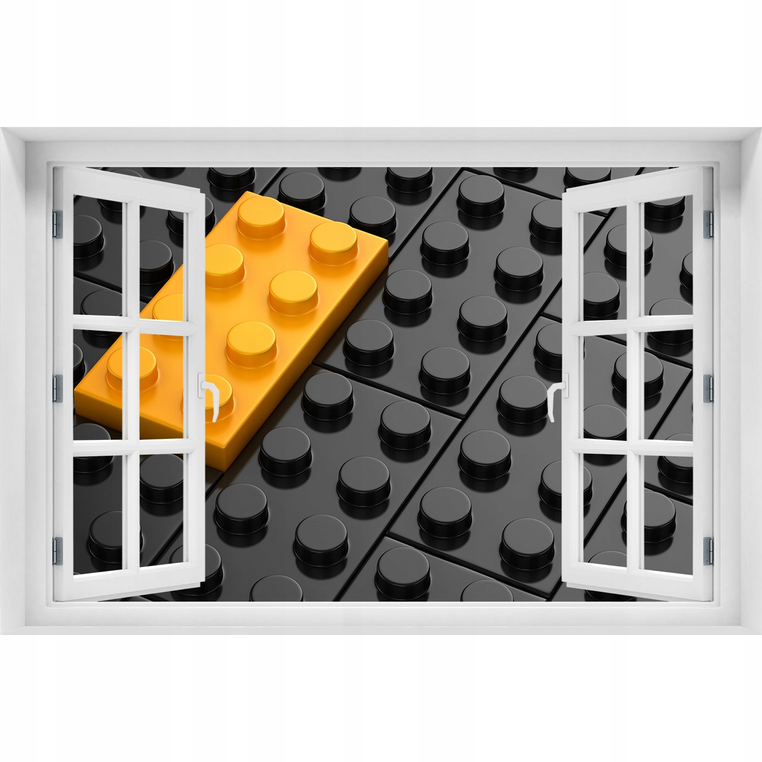 

Fototapeta Naklejka na ścianę 3D Okno Klocki lego