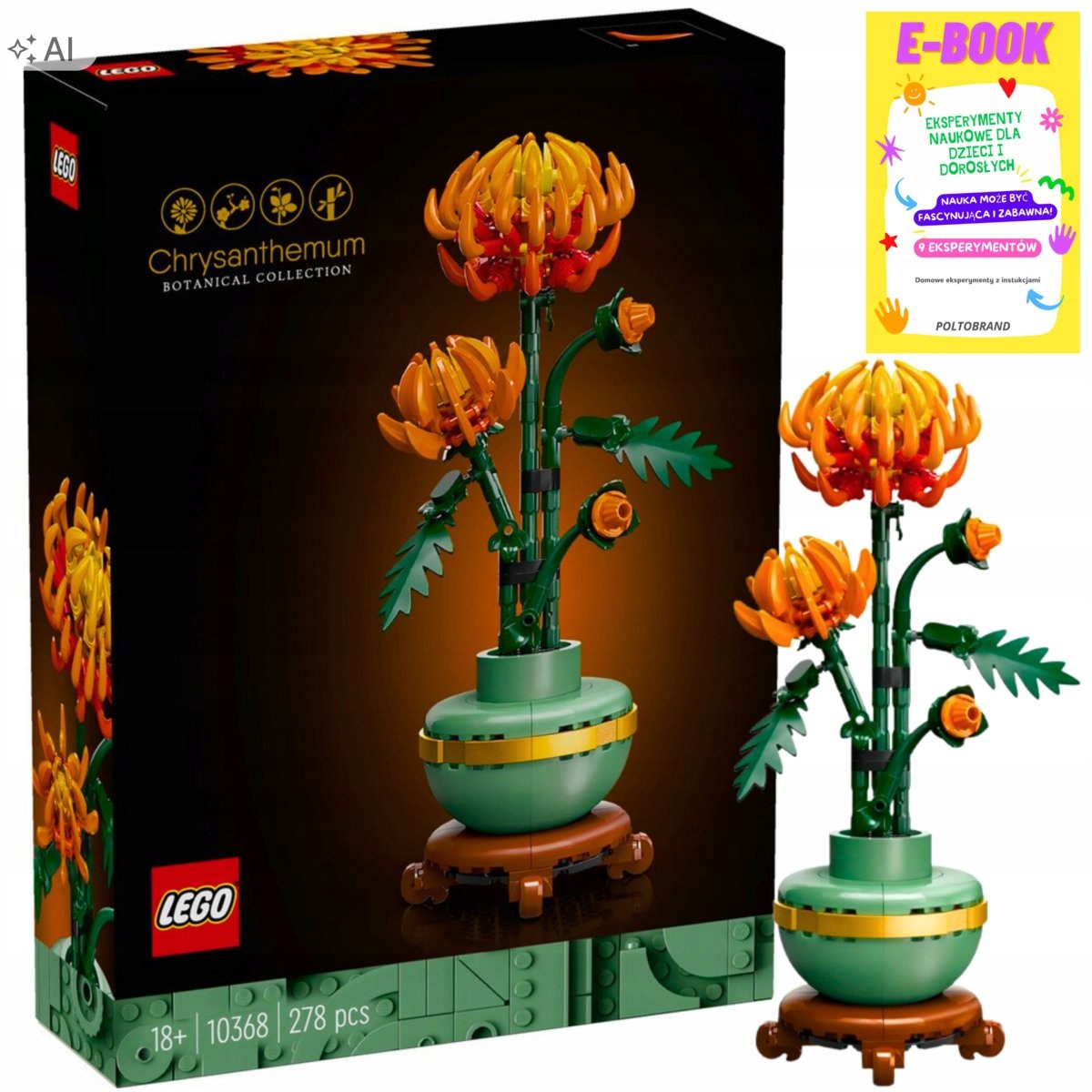Lego Kwiaty Botanical Chryzantema Dla Niej Ebook