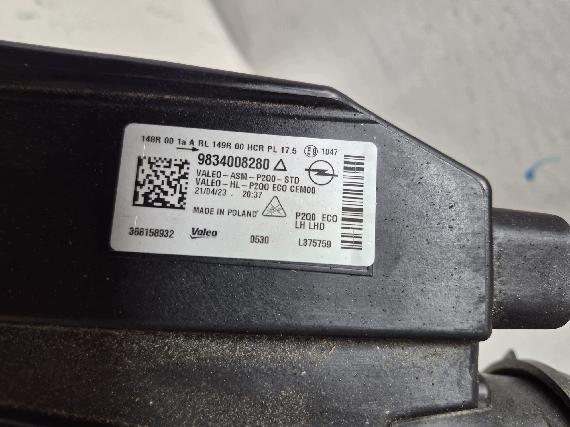 OPEL MOKKA B II 2 20- light left front front FULL LED 9847939680