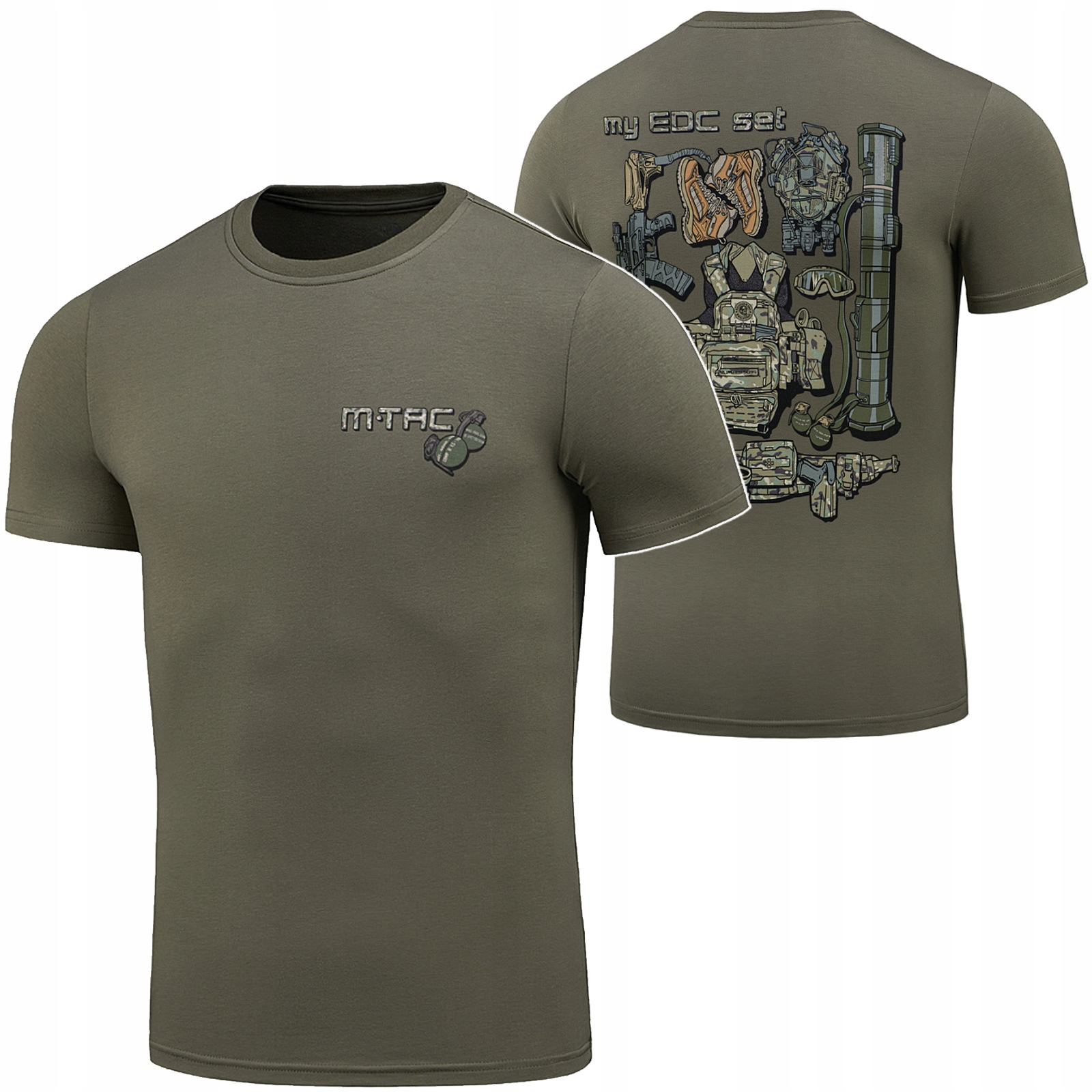Koszulka Męska T-Shirt M-Tac My Edc Set Ranger Green XL