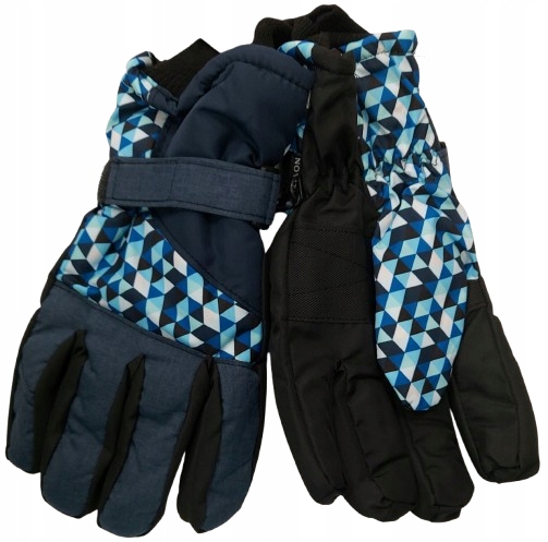 SALE! RĘKAWICZKI DZIECIĘCE NARCIARSKIE NIEPRZEMAKALNE PIĘCIOPALCZASTE R 20