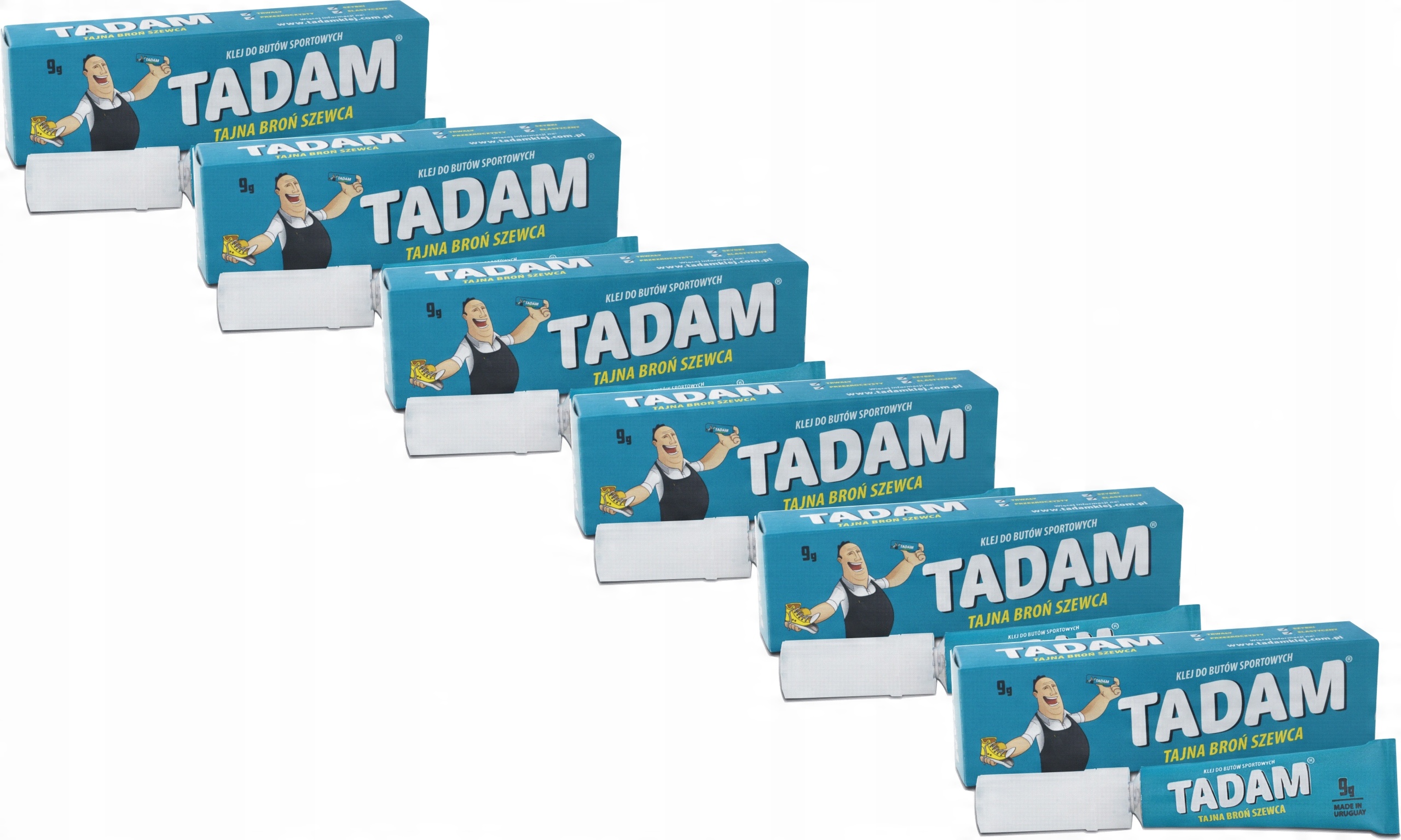 

6 x Klej Tadam 9g do butów i nie tylko