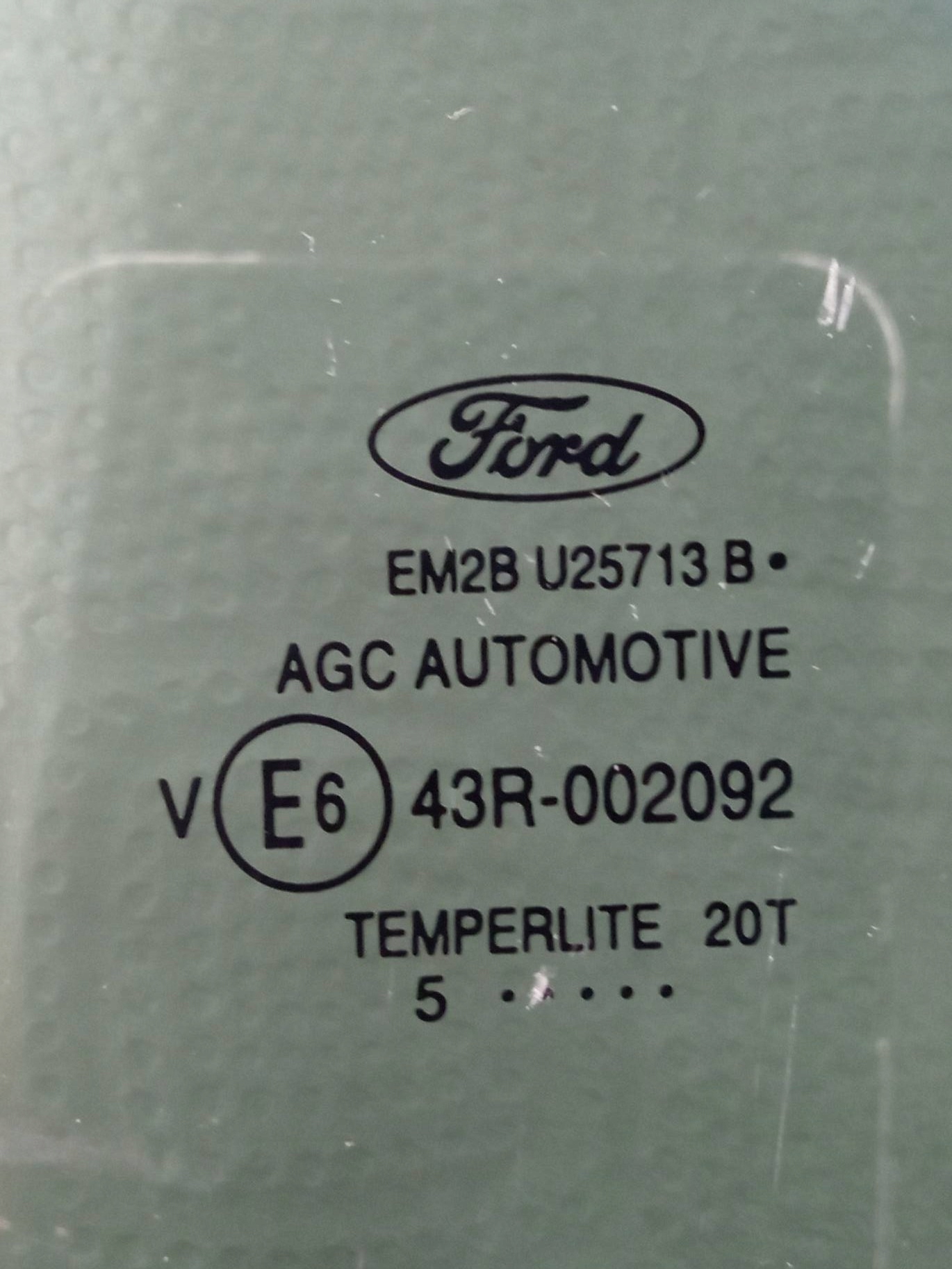window door left rear part 15 ROK TEMPERLITE EM2BU25713B Ford Galaxy Mk4