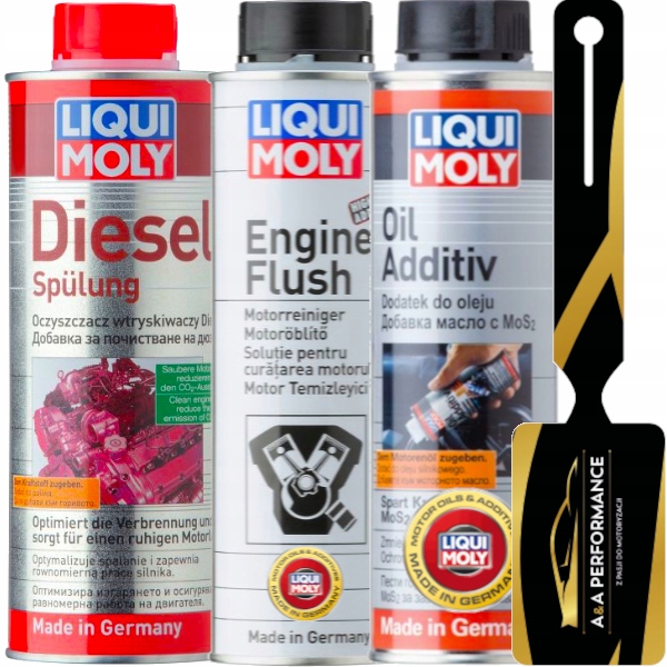 LIQUI MOLY ZESTAW CZYSCI REGENERUJE WTRYSKI 3W1