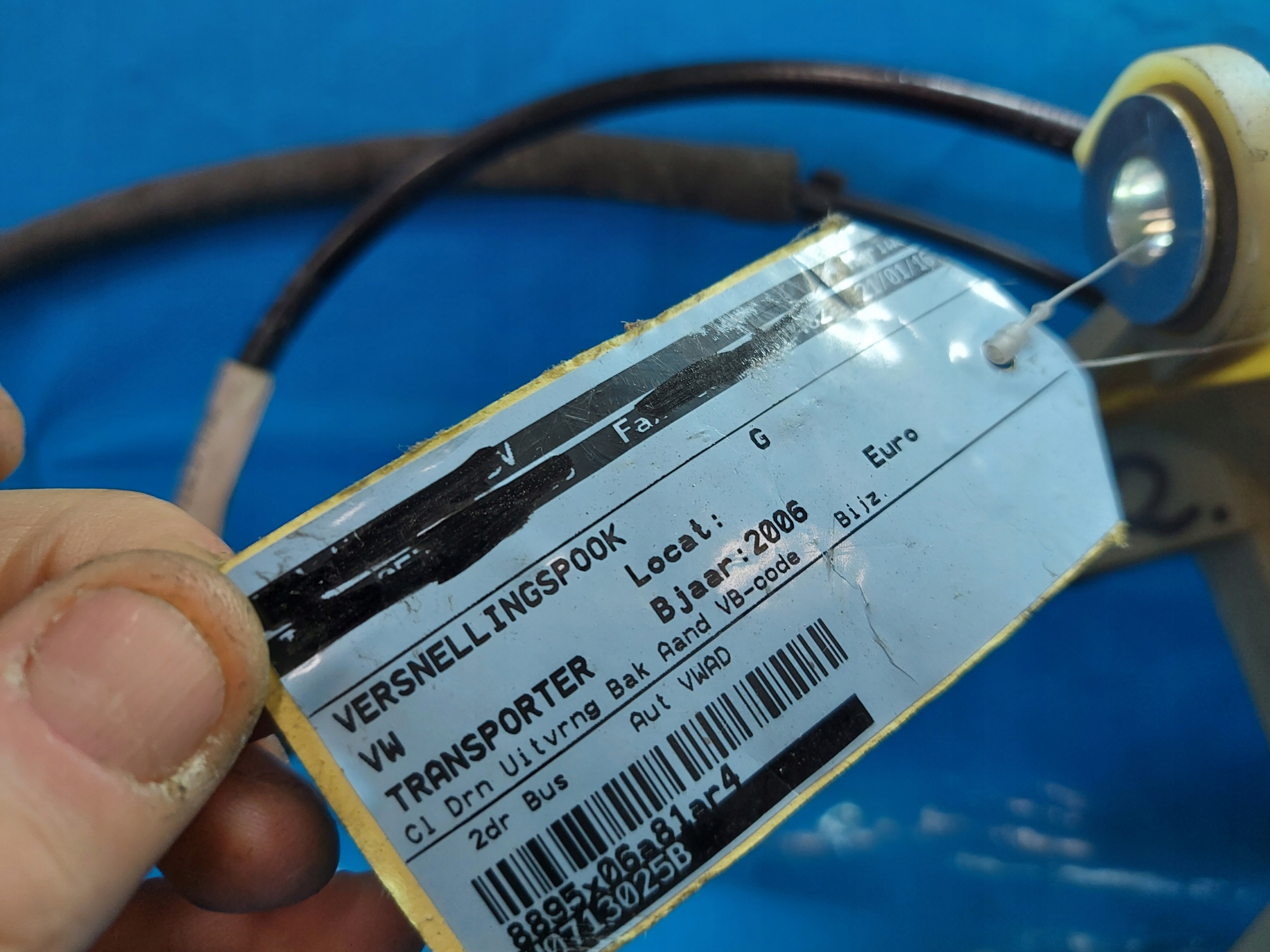 Leva del cambio ingranaggi AUTOMAT TRANSPORTER T5 7H0713025B