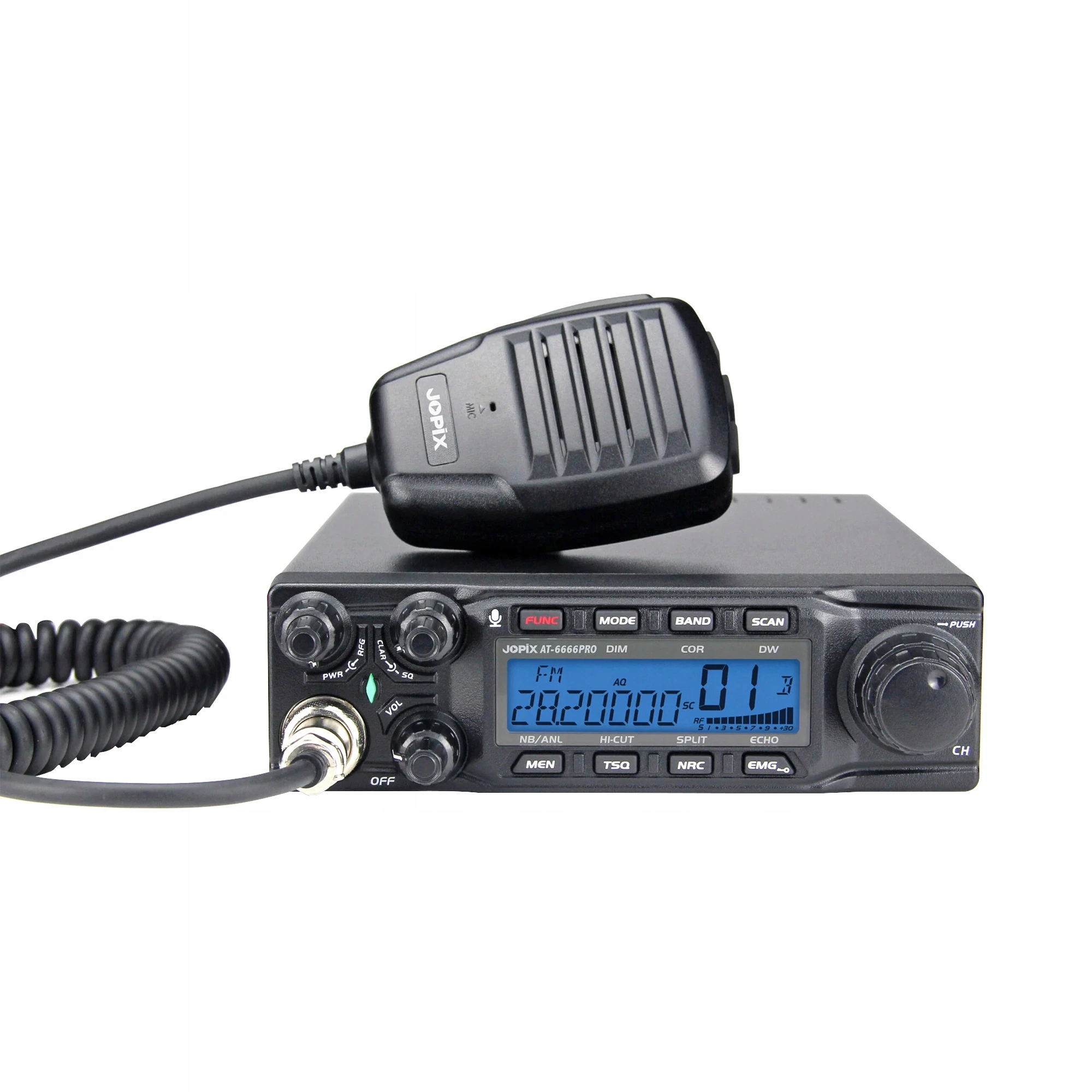 Amatérska rozhlasová stanica Pni Jopix AT-6666 Pro, Am, Fm, Ssb 10M Cw Trx