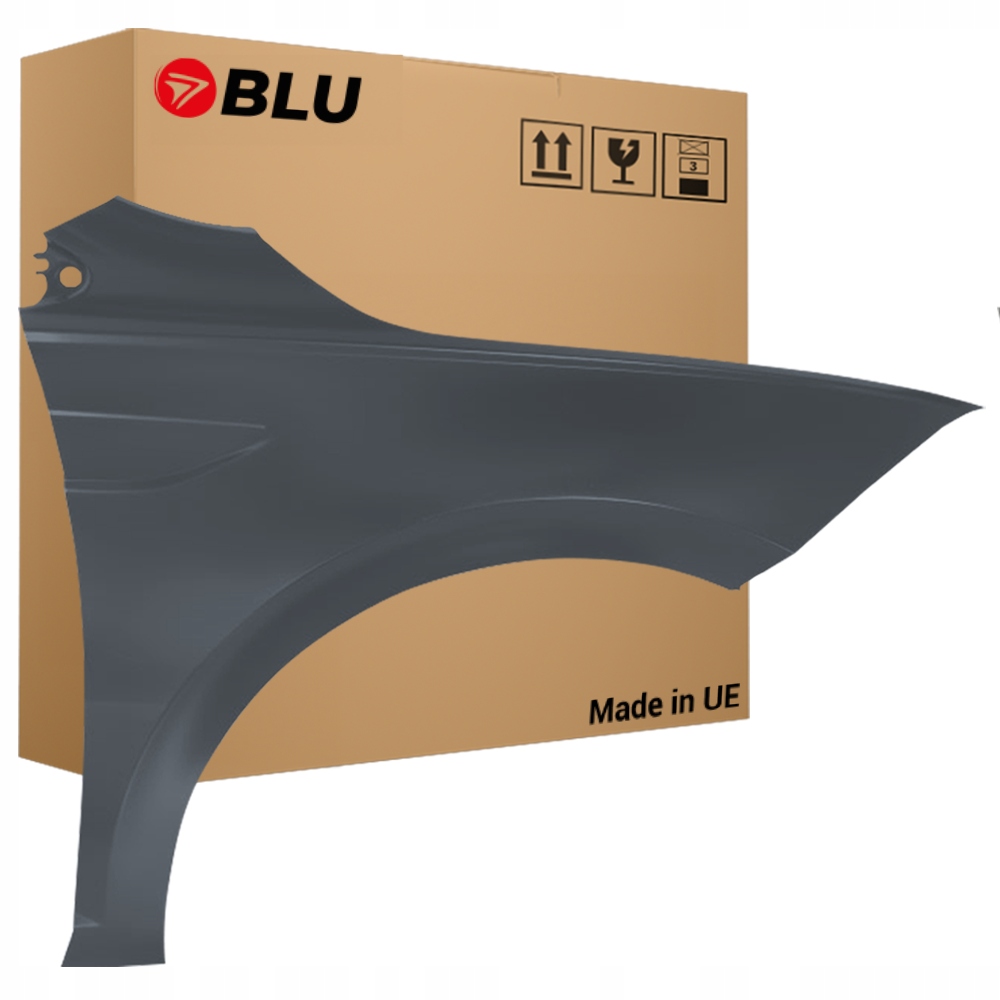 Blu Blatník Vw Polo Aw VI 6 LI7F pravý šedý 17- přední UranoGrau