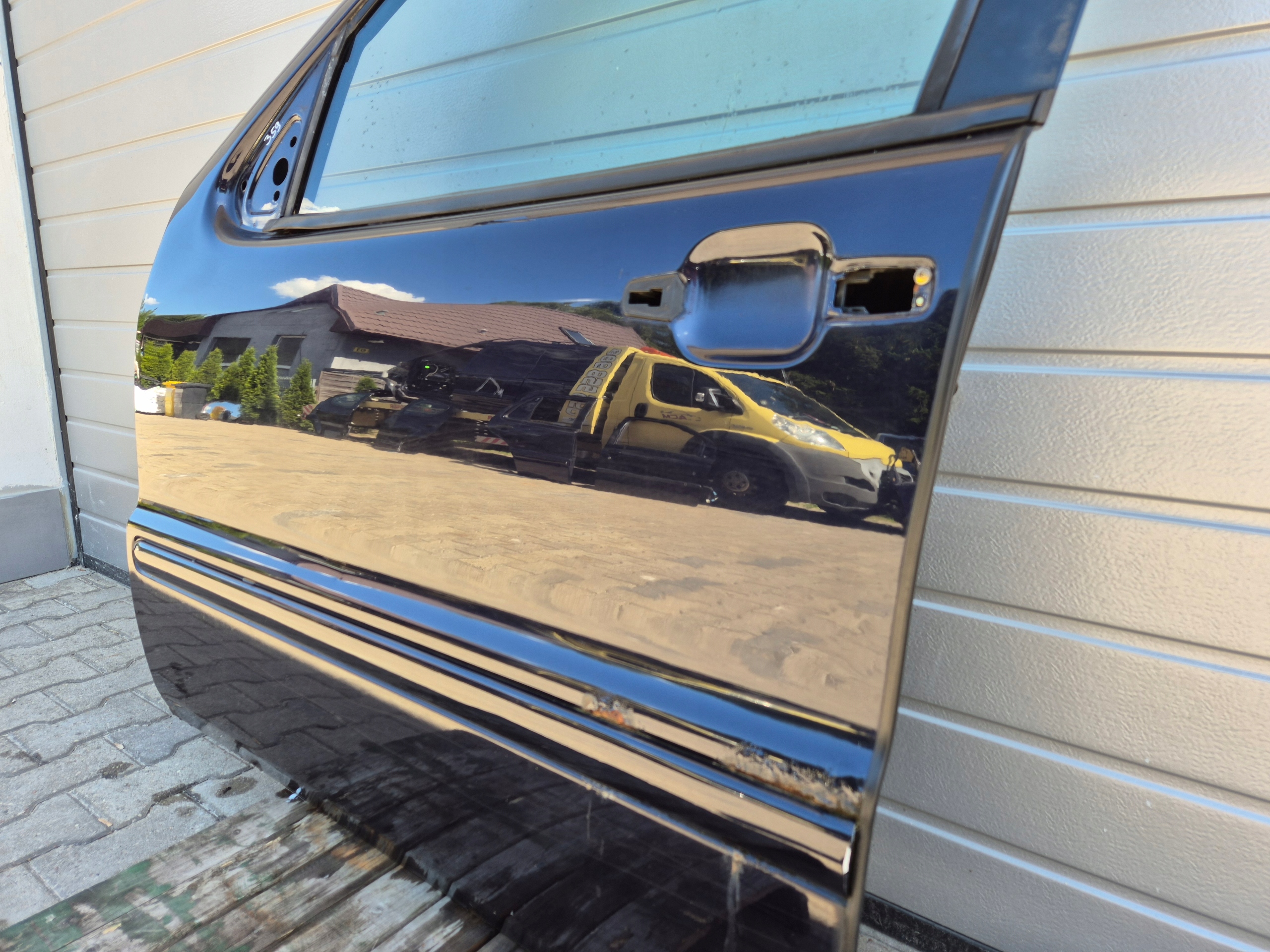 MERCEDES W163 ML lifting DRZWI PRZEDNIE LEWE SZYBA MECHANIZM 359 Kolor niebieski