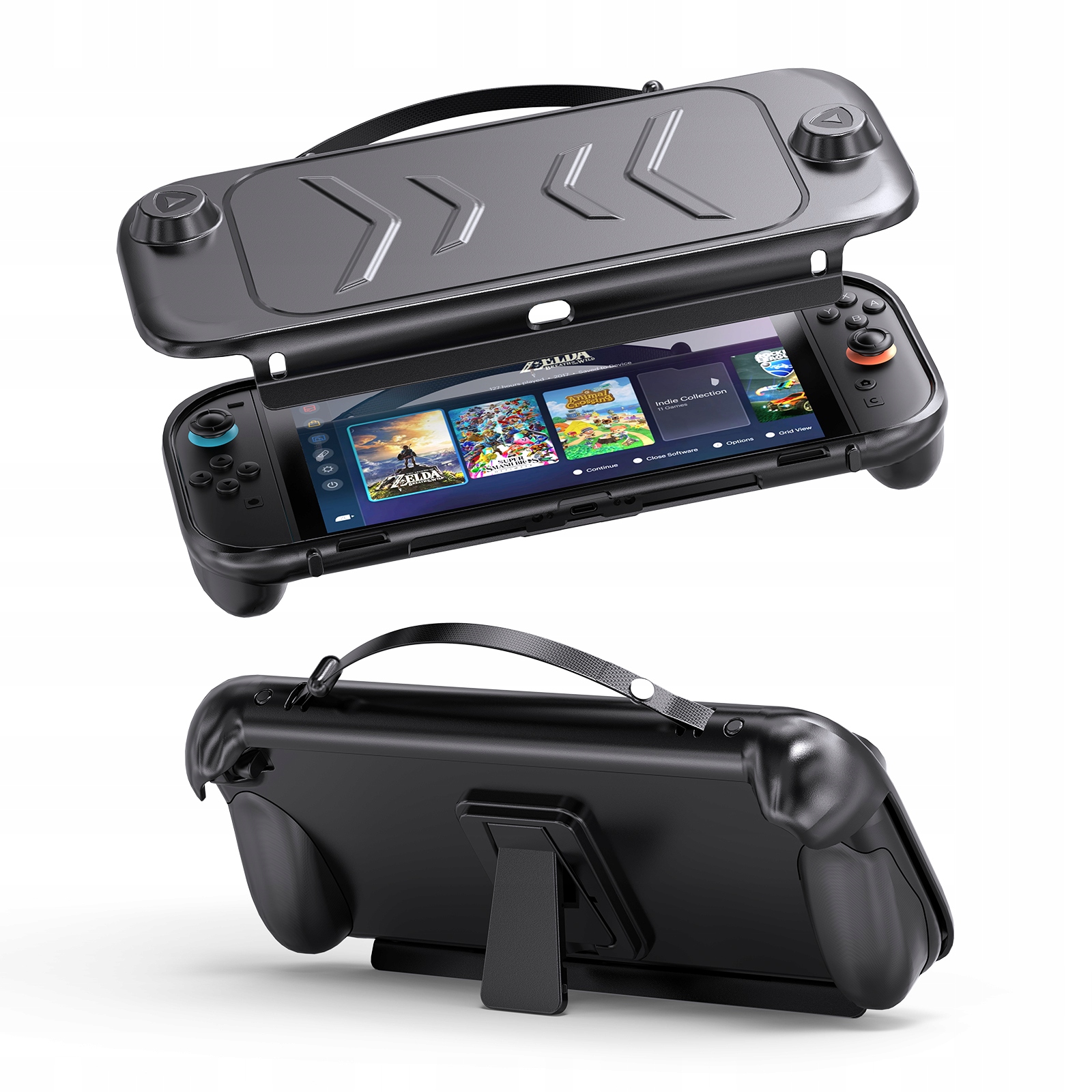 Futerał Pokrowiec Etui Case Osłona Przód Tył do Konsoli Nintendo Switch 2