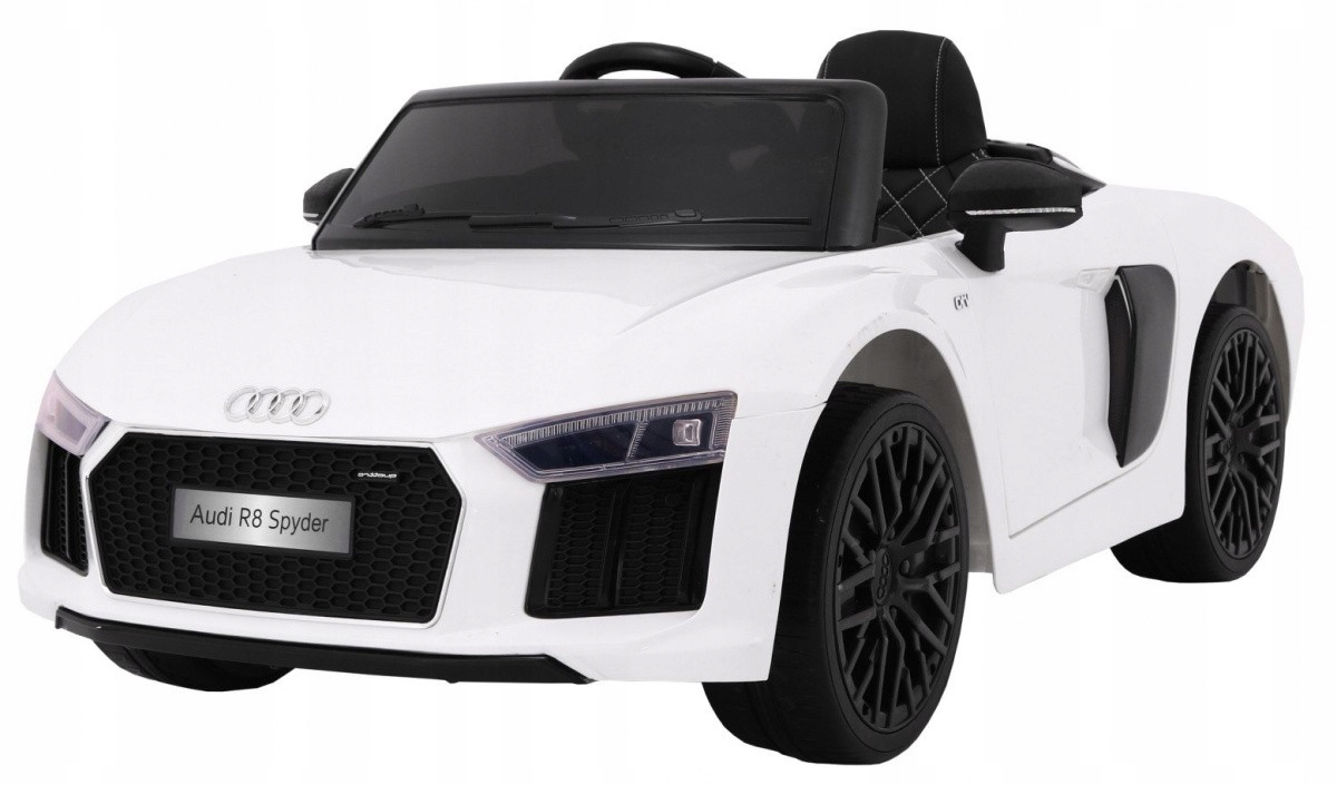 Samochód Elektryczny dla dzieci Audi R8 Spyder Pilot personalizacja tablic