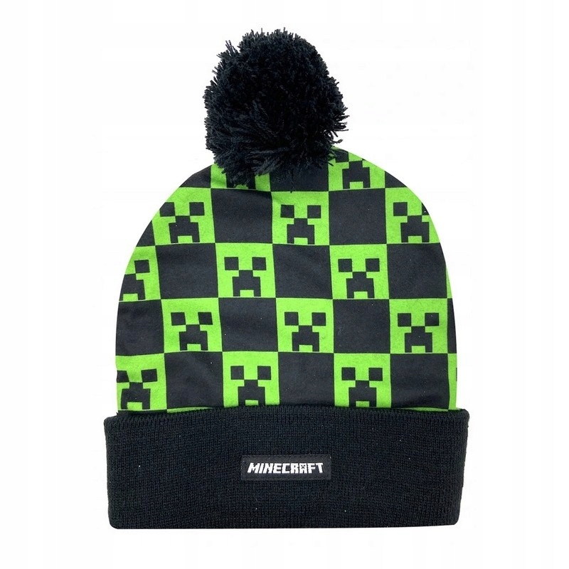 

Czapka zimowa dla chłopca Minecraft Creeper
